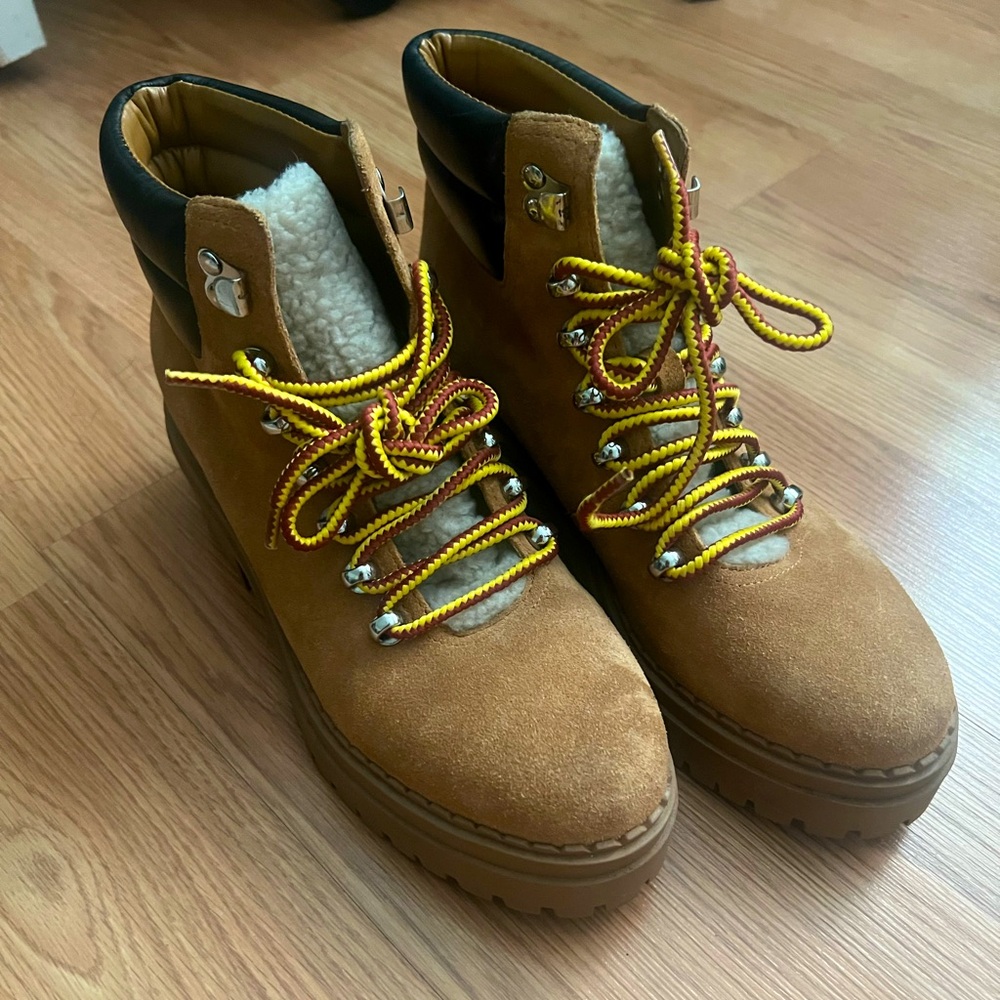 Marc Fisher Lug Heel Boots